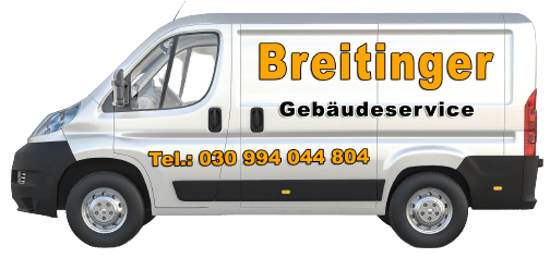 Reinigungsfirma Berlin & Gebäudereinigung - Breitinger Gebäudeservice - Firmenauto designed