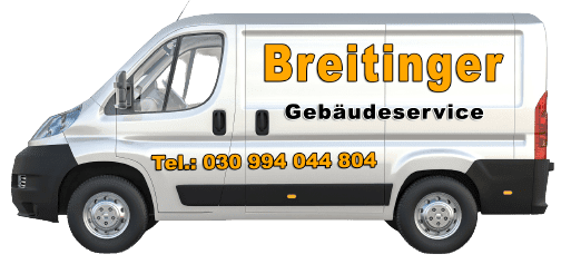 Reinigungsfirma Berlin & Gebäudereinigung - Breitinger Gebäudeservice - Firmenauto designed